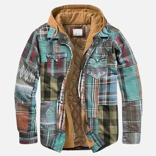 Patrick™ – Karierte Patchworkjacke (50% Rabatt)