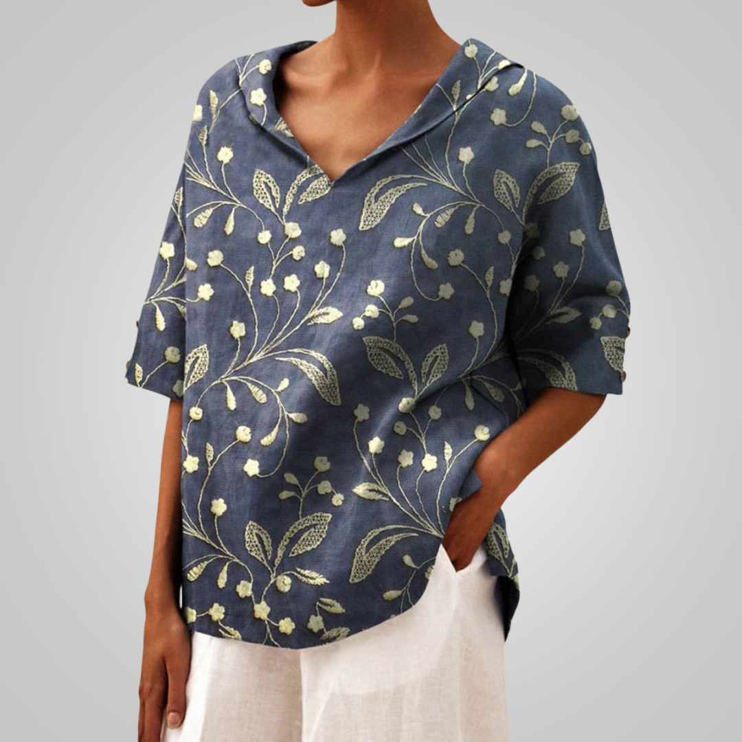 Henny™ | Elegante Bluse mit V-Ausschnitt