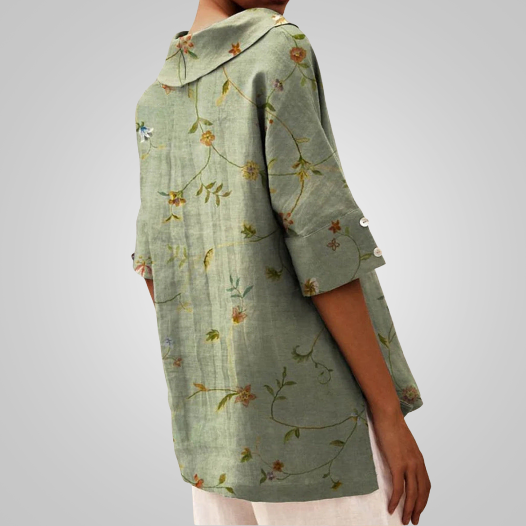 Henny™ | Elegante Bluse mit V-Ausschnitt