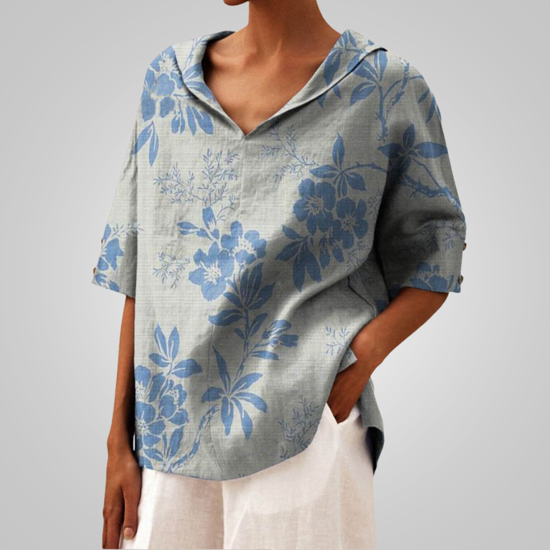 Henny™ | Elegante Bluse mit V-Ausschnitt