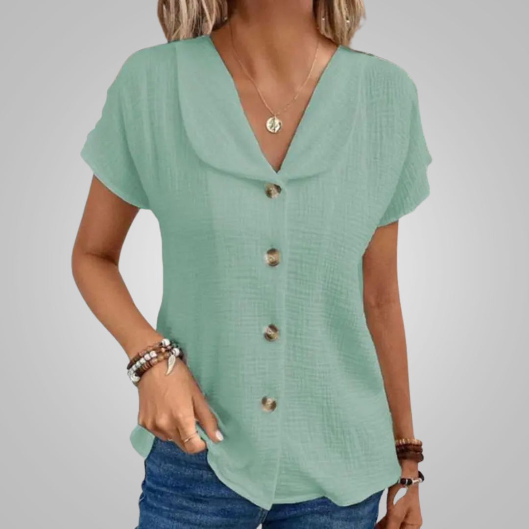 Leyna™ | Einzigartige Bluse mit Knöpfen