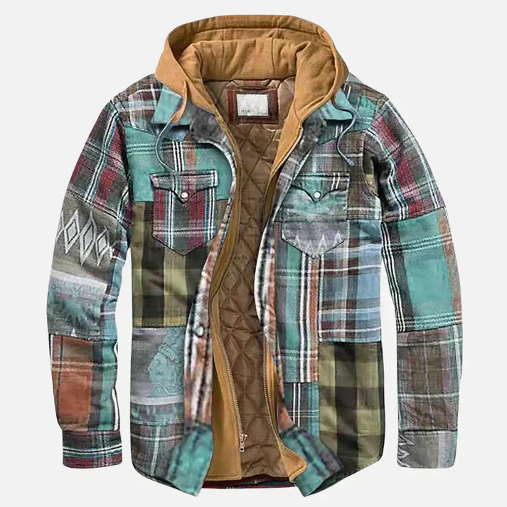 Patrick™ – Karierte Patchworkjacke (50% Rabatt)
