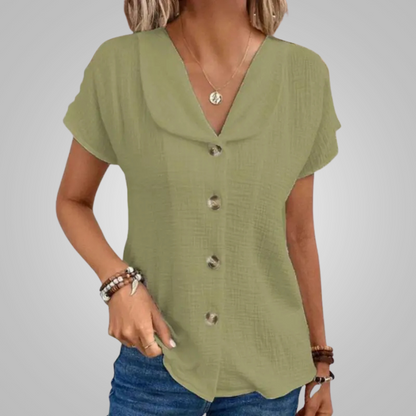 Leyna™ | Einzigartige Bluse mit Knöpfen