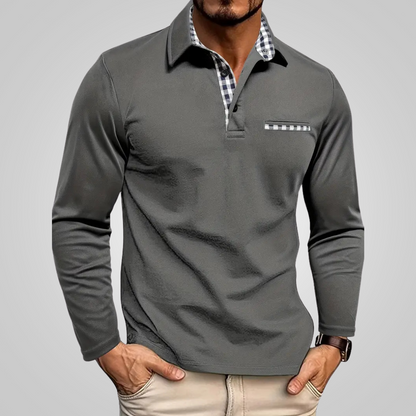 Nicola™ | Bequemes Langarm-Poloshirt (1+1 Gratis)