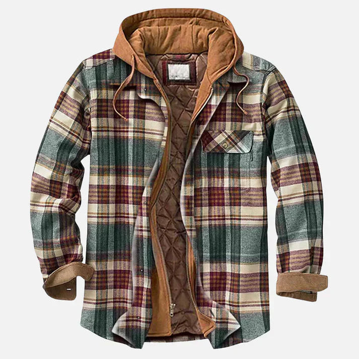 Patrick™ – Karierte Patchworkjacke (50% Rabatt)