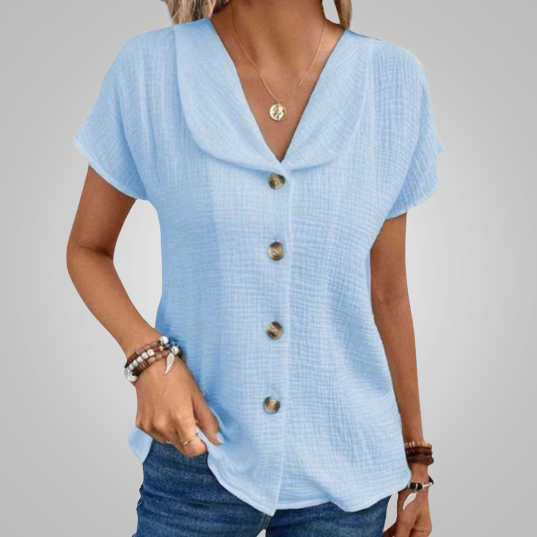 Leyna™ | Einzigartige Bluse mit Knöpfen
