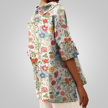 Henny™ | Elegante Bluse mit V-Ausschnitt
