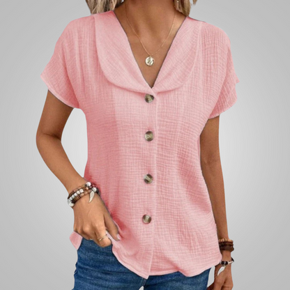 Leyna™ | Einzigartige Bluse mit Knöpfen