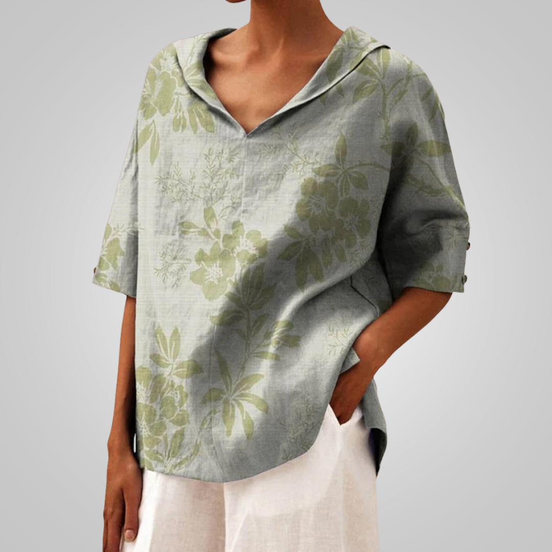 Henny™ | Elegante Bluse mit V-Ausschnitt