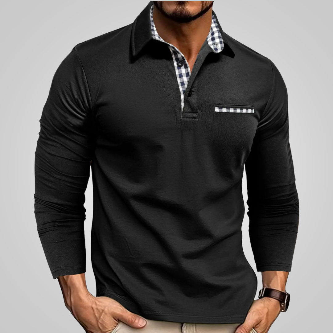 Nicola™ | Bequemes Langarm-Poloshirt (1+1 Gratis)