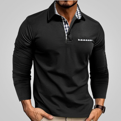 Nicola™ | Bequemes Langarm-Poloshirt (1+1 Gratis)